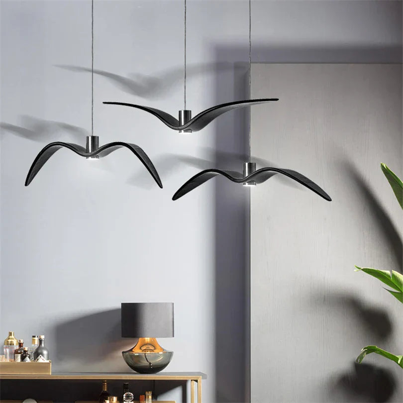 FeatherGlow Design Lamp - Natuurlijke Sfeerverlichting voor Jouw Interieur