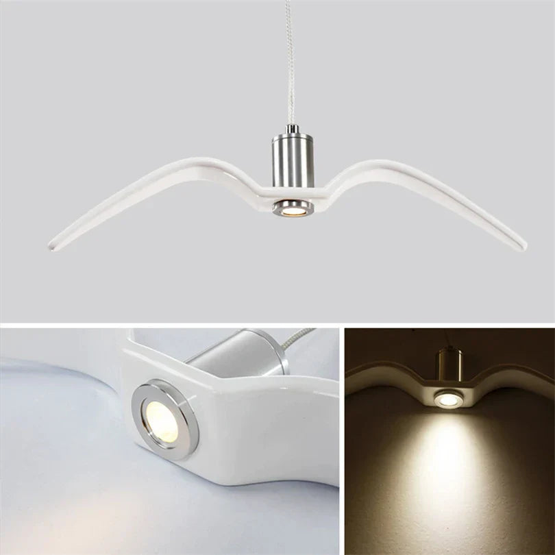 FeatherGlow Design Lamp - Natuurlijke Sfeerverlichting voor Jouw Interieur