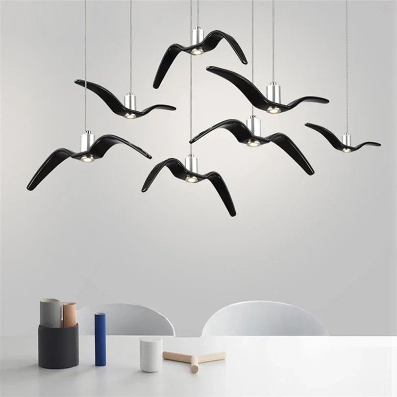 FeatherGlow Design Lamp - Natuurlijke Sfeerverlichting voor Jouw Interieur